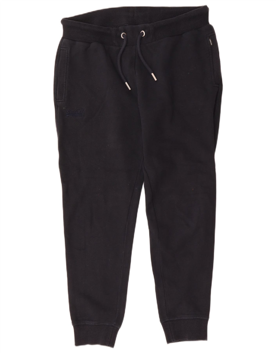 Pantaloni de trening pentru femei Superdry Pantaloni de jogging UK 16 Poliester mare bleumarin
