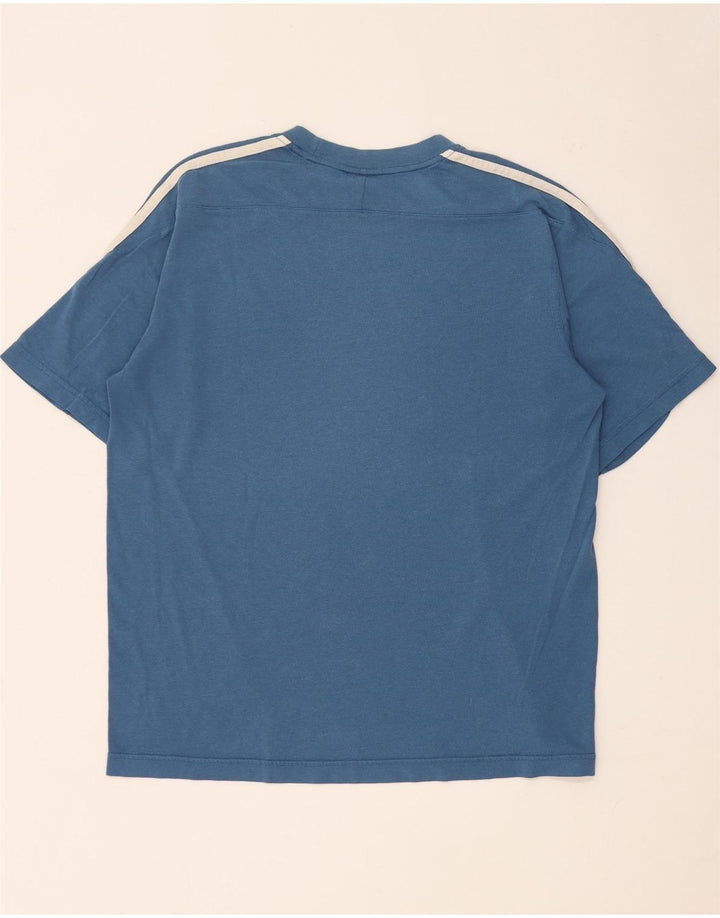 Tricou pentru bărbați Adidas Top mic, albastru, bumbac