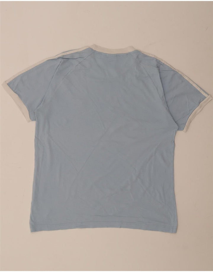 Tricou pentru bărbați Adidas Top mare, albastru, bumbac