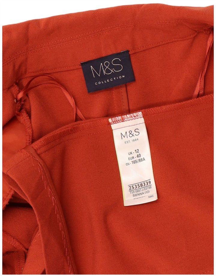 Jachetă pentru femei Marks & Spencer, deschisă cu mâneci 3/4, portocaliu mediu UK 12