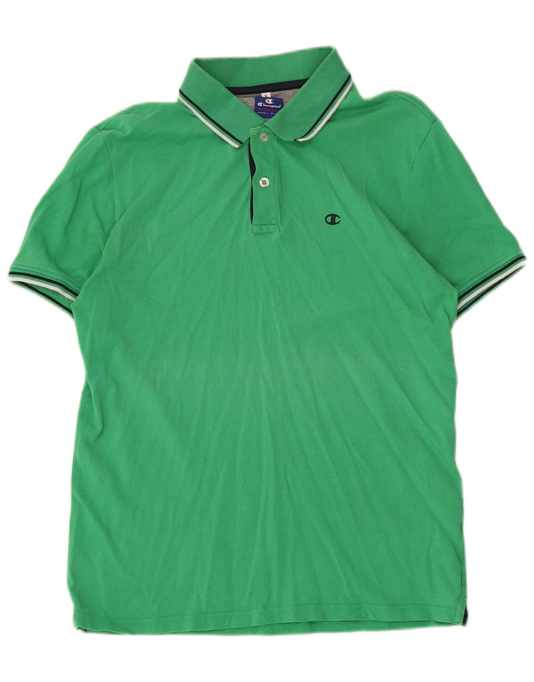 Tricou polo Champion pentru bărbați, bumbac verde mic