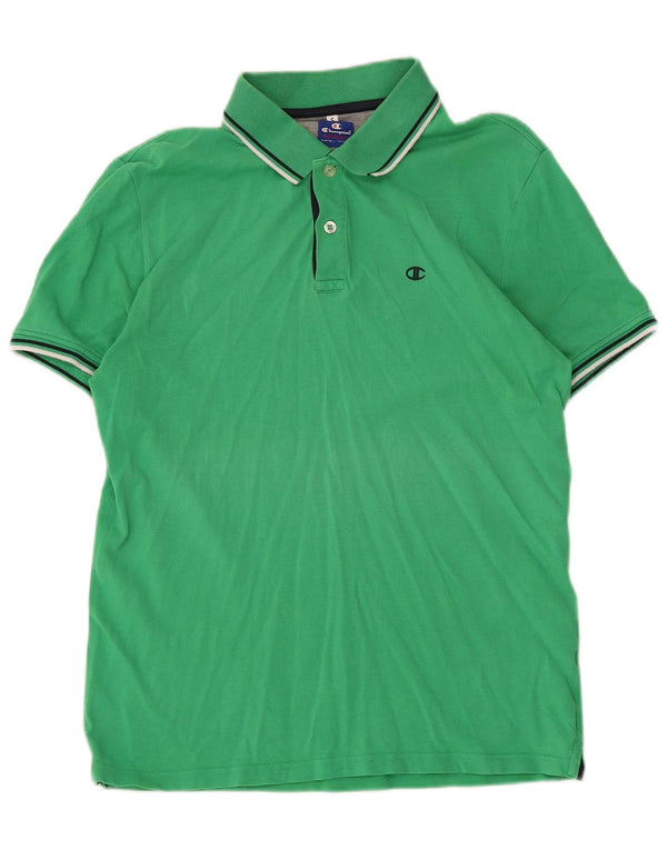 Tricou polo Champion pentru bărbați, bumbac verde mic