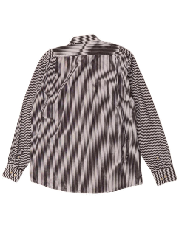 Cămașă pentru bărbați Carrera Classic Fit Mărimea 45/46 2XL Bumbac cu dungi albastre