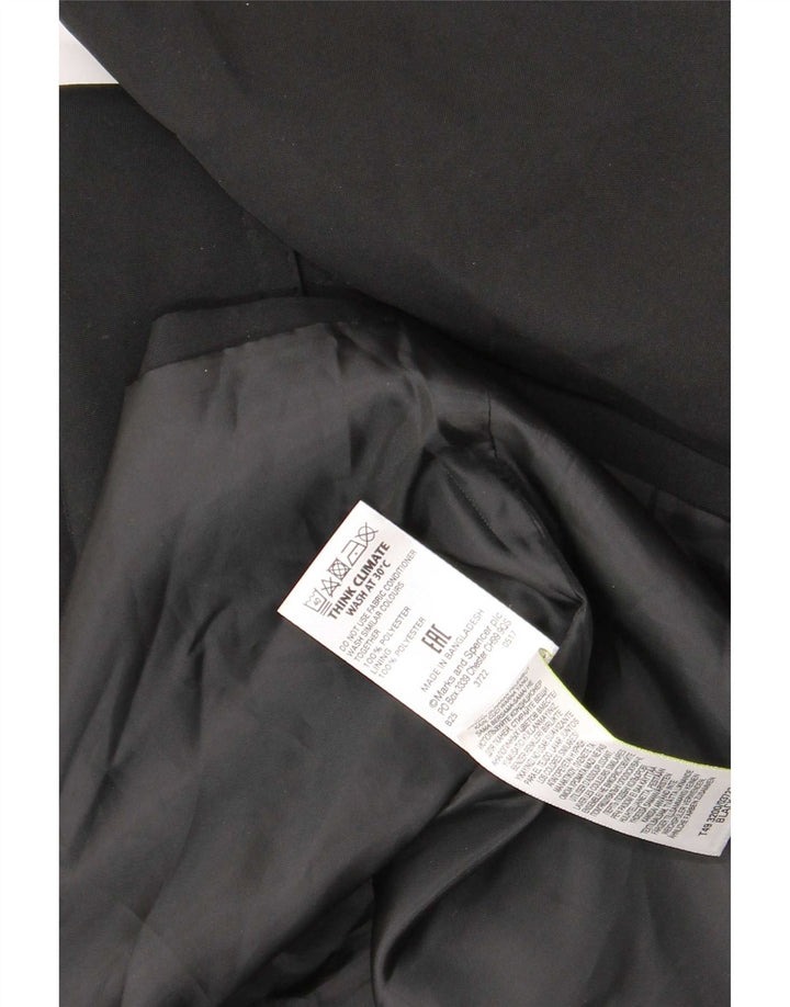 Trench pentru femei Marks & Spencer UK 16 Poliester negru mare