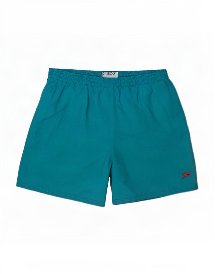 Pantaloni scurți de înot Speedo pentru bărbați, nailon albastru mediu