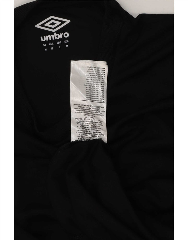 Umbro Tricou Bărbați Top Mediu Poliester Negru
