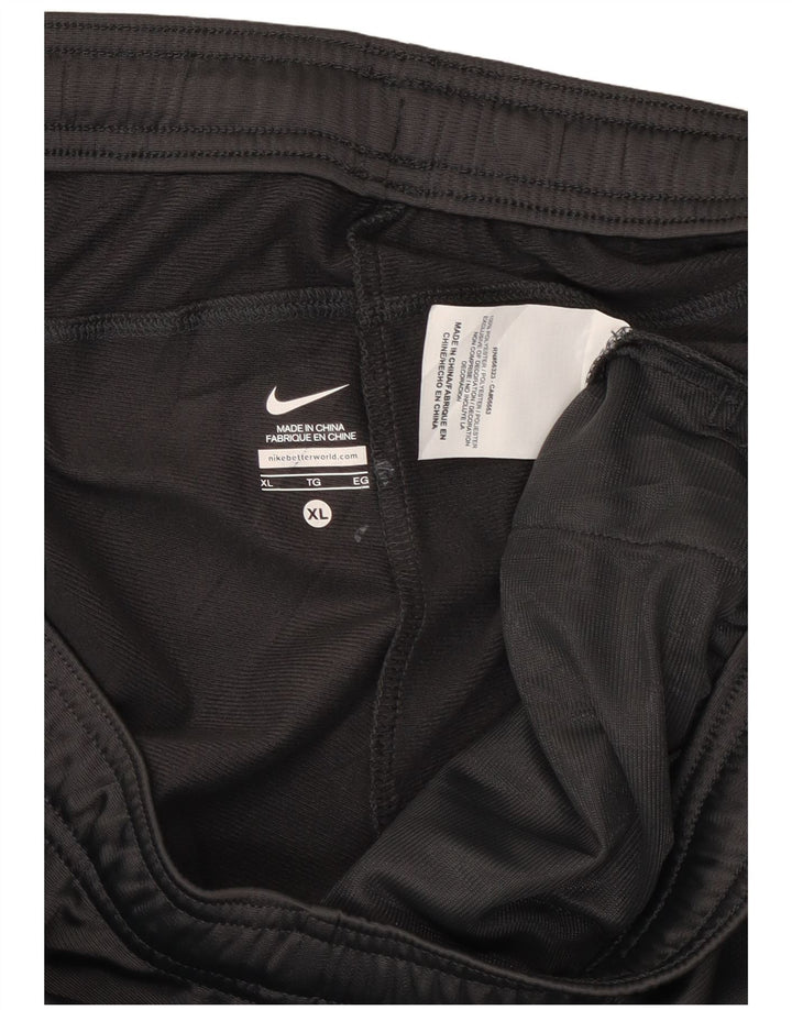 Pantaloni de trening Capri Nike pentru femei UK 18 XL Gri poliester color bloc