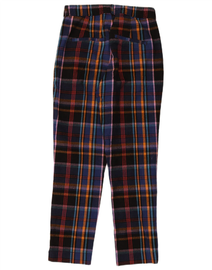 Pantaloni tăiați Hollister pentru damă, mic W27 L25, carouri multicolore