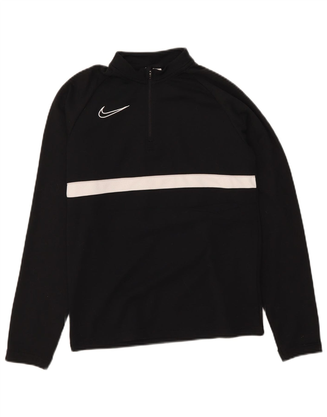Trening pentru băieți Dri Fit Pullover Top 10-11 ani Negru mediu
