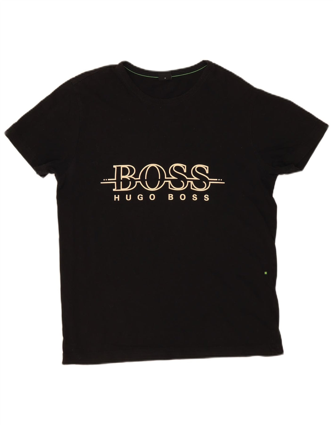 Tricou grafic pentru bărbați Hugo Boss Top Medium Black Bumbac
