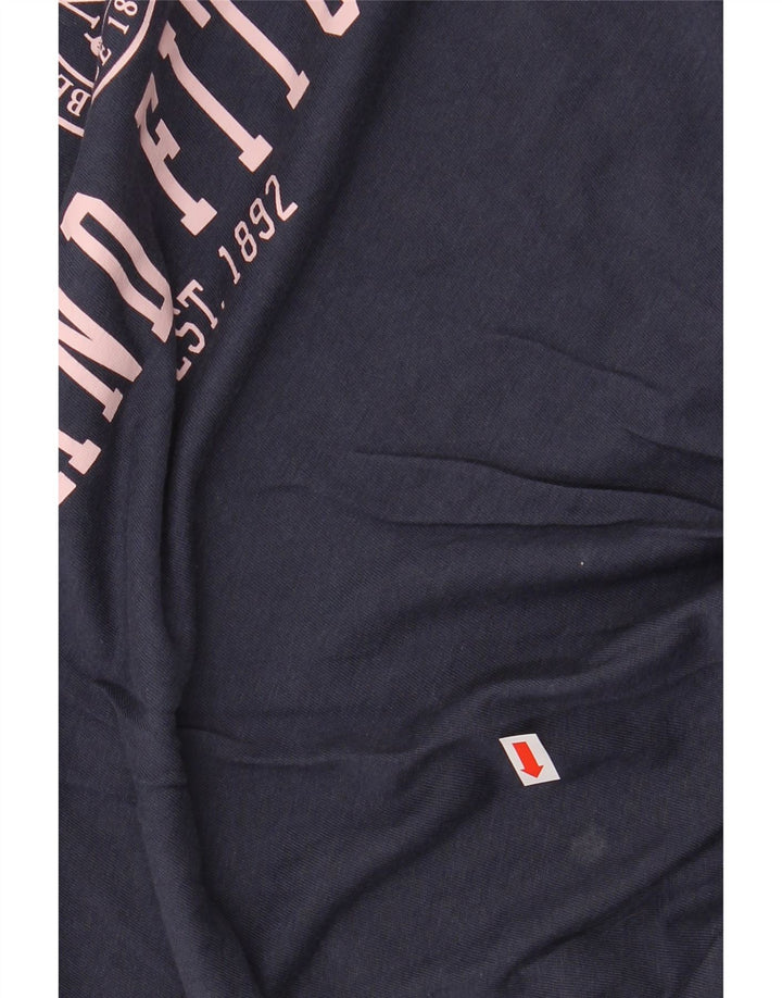 ABERCROMBIE & FITCH Tricou cu grafic pentru fete Top 13-14 ani Bumbac bleumarin