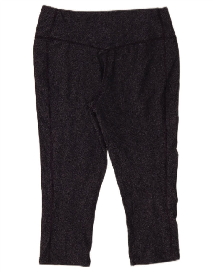 Leggings capri Nike Dri Fit pentru femei UK 14 Poliester mari bleumarin