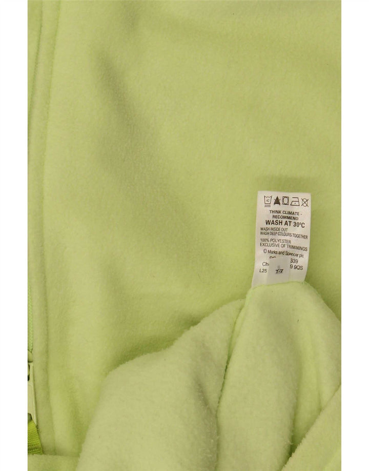 Jachetă fleece pentru femei Marks & Spencer UK 12 Poliester verde mediu