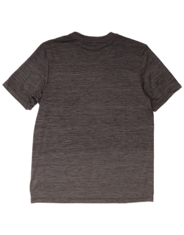 Tricou pentru bărbați Adidas Top Mediu Gri poliester cu pături