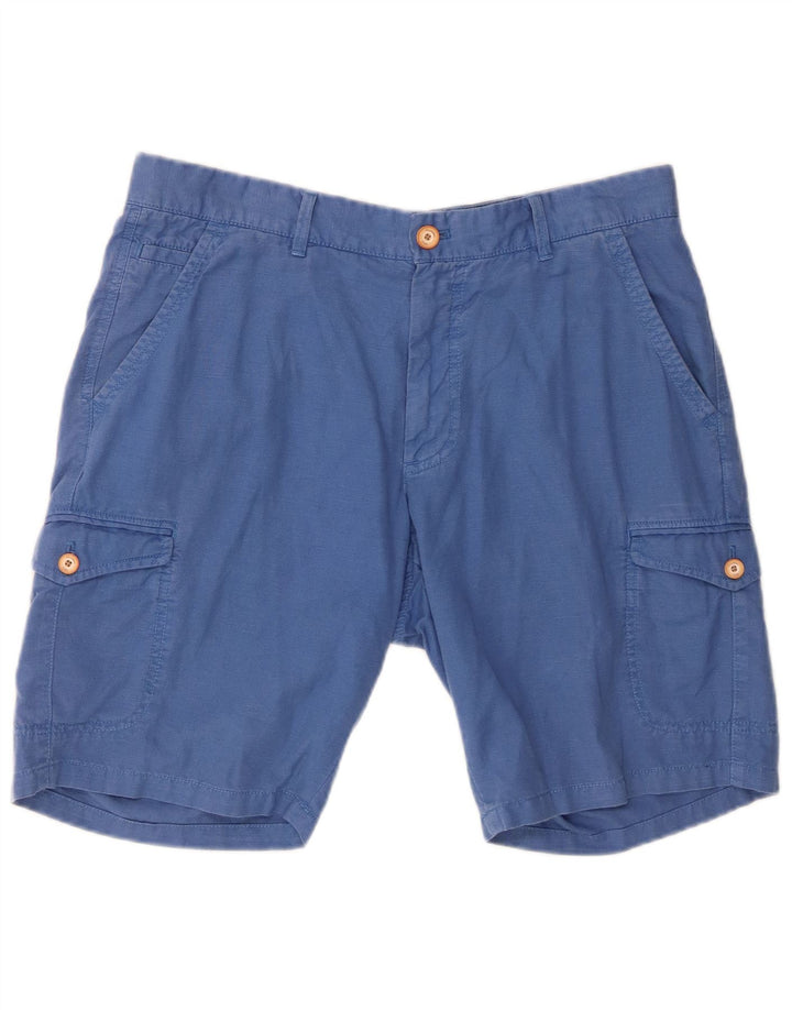 Pantaloni scurți cargo Massimo Dutti pentru bărbați EU 42 Large W32 Blue