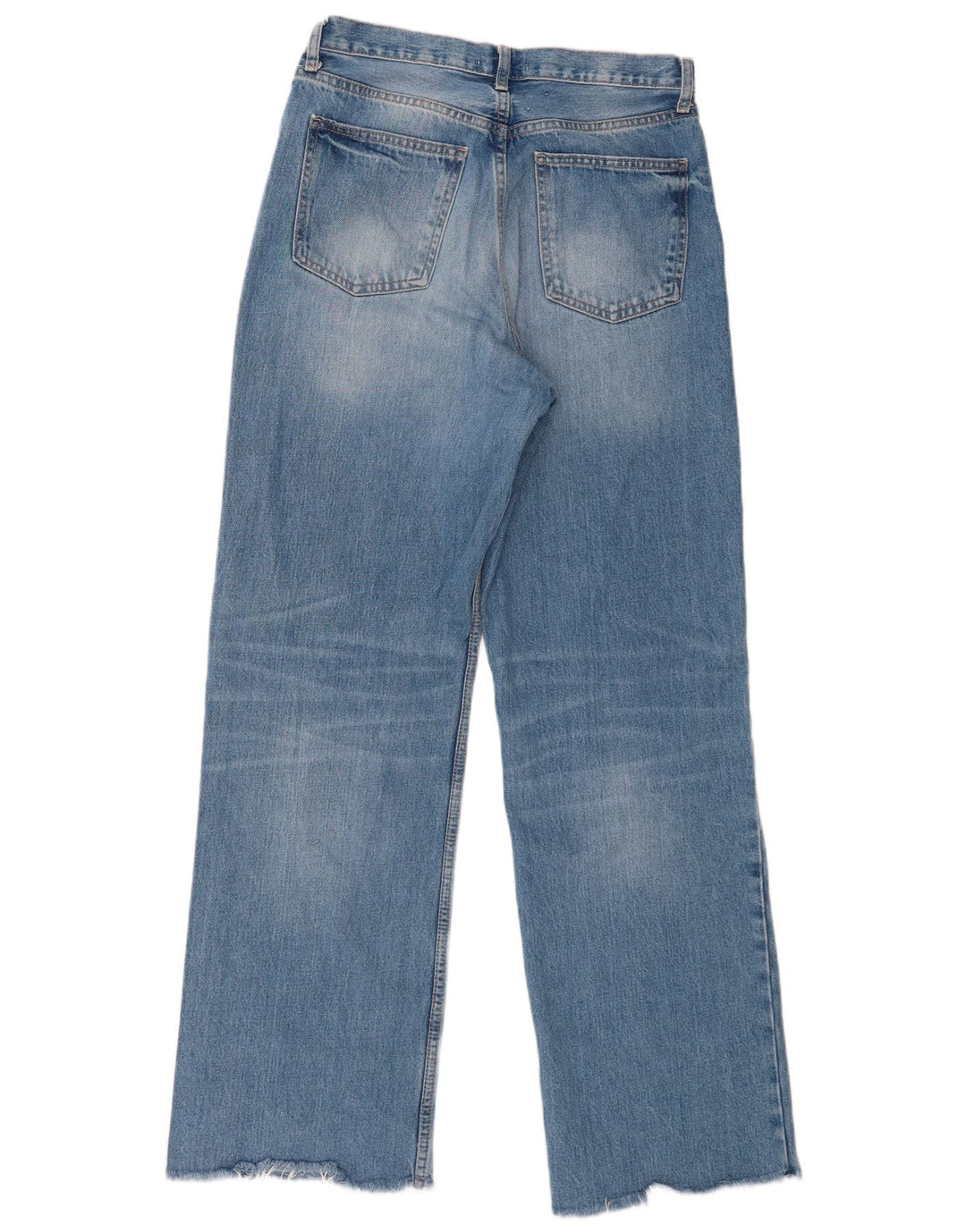Blugi drepti pentru femei Zara EU 40 Medium W30 L33 Albastru