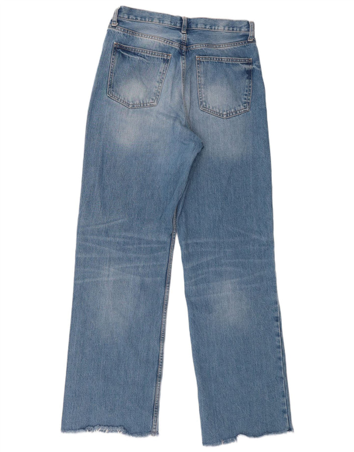 Blugi drepti pentru femei Zara EU 40 Medium W30 L33 Albastru