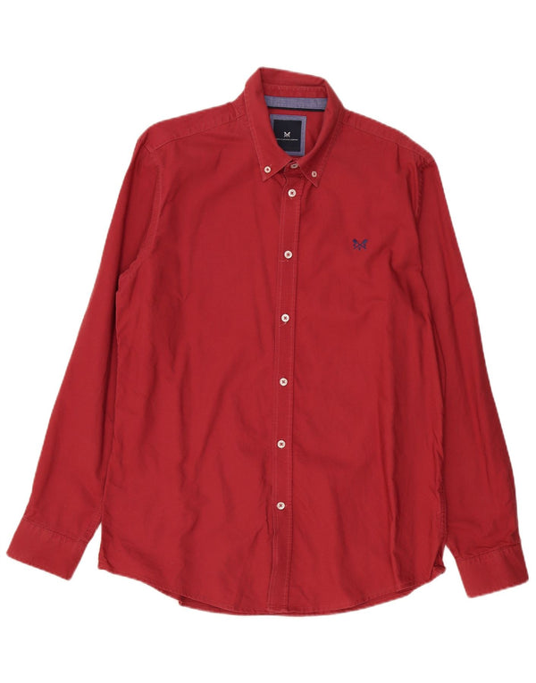 Crew Clothing Cămașă Slim Fit pentru bărbați Bumbac roșu mare