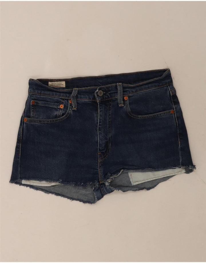 Pantaloni scurți Levi's 512 Denim W32 Medium Blue Bumbac