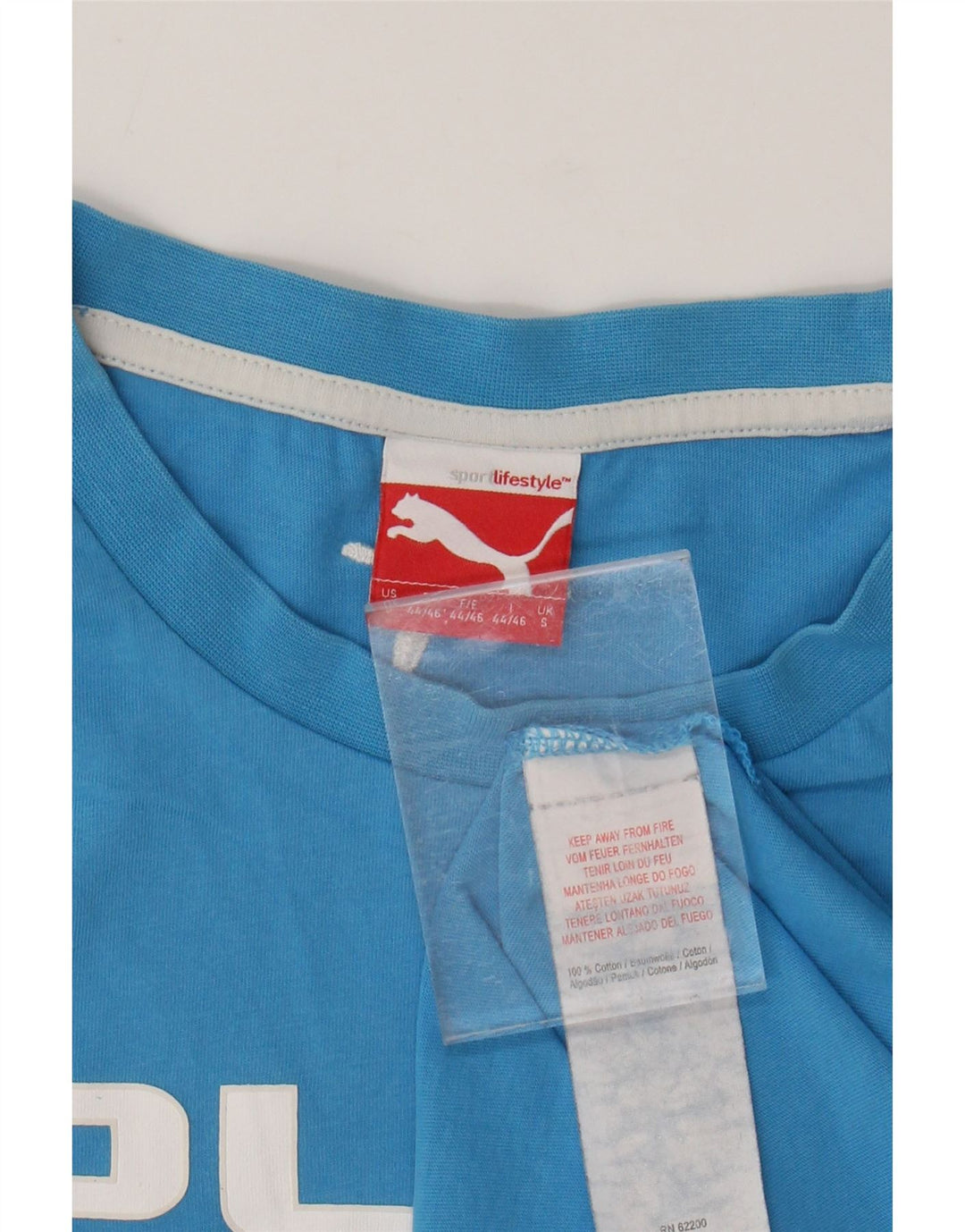 Tricou grafic PUMA pentru bărbați Top mic, albastru, bumbac