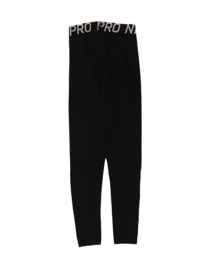 Leggings cu grafic pentru femei Nike UK 8 Mic, negru, poliester Sport