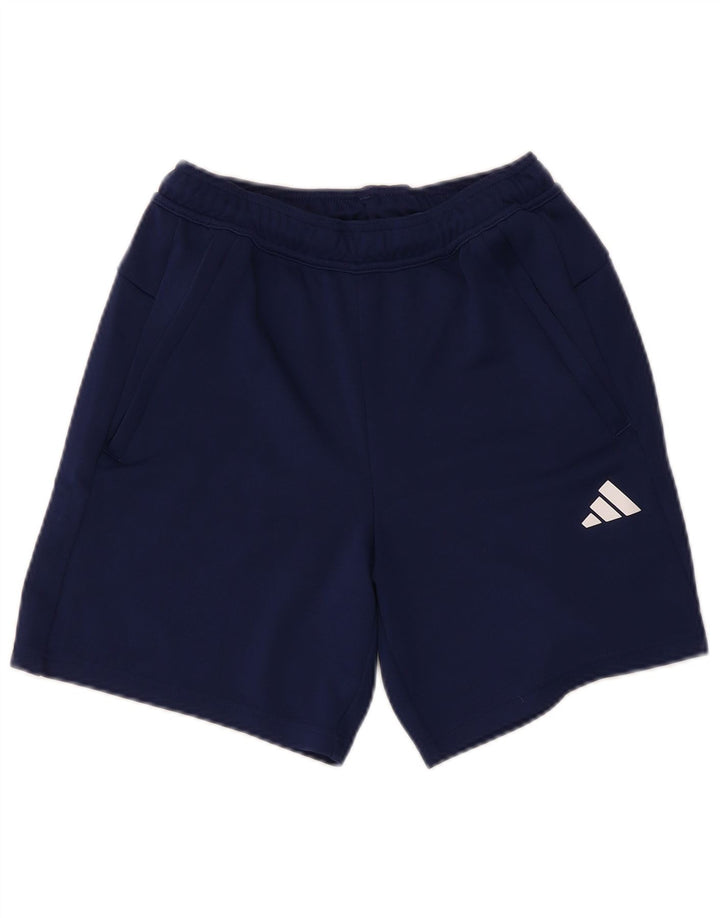 Pantaloni scurți sport Aeroready Adidas pentru bărbați, poliester mici, albastru