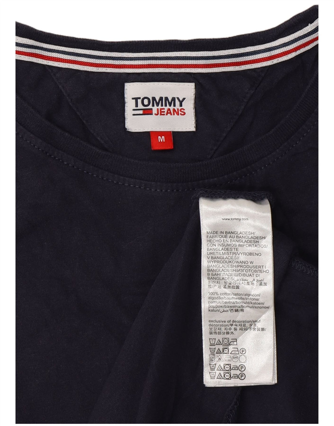 TOMMY HILFIGER Tricou pentru femei Top UK 14 Medium Bleumarin Bumbac