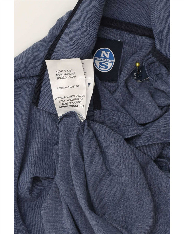 Cămașă polo North Sails pentru bărbați, bumbac cu dungi albastru bleumarin mediu