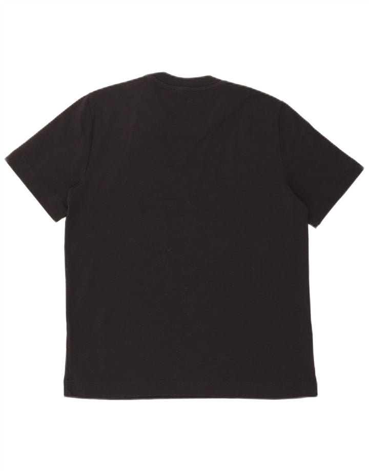 MASSIMO DUTTI Tricou Bărbați Top Mediu Negru