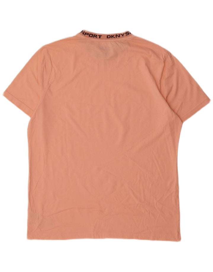 Tricou grafic pentru bărbați Dkny Top mare bumbac roz