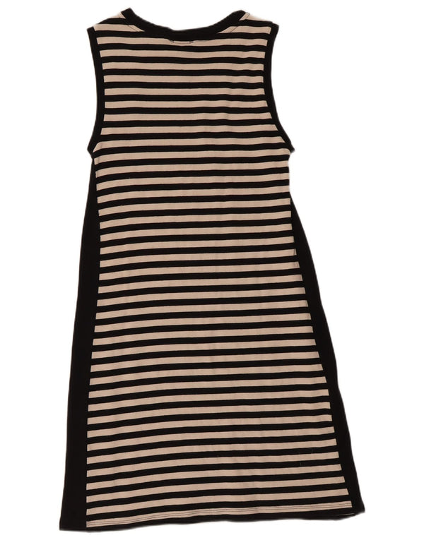 Rochie tricou fără mâneci Calvin Klein pentru femei UK 4 XS cu dungi negre