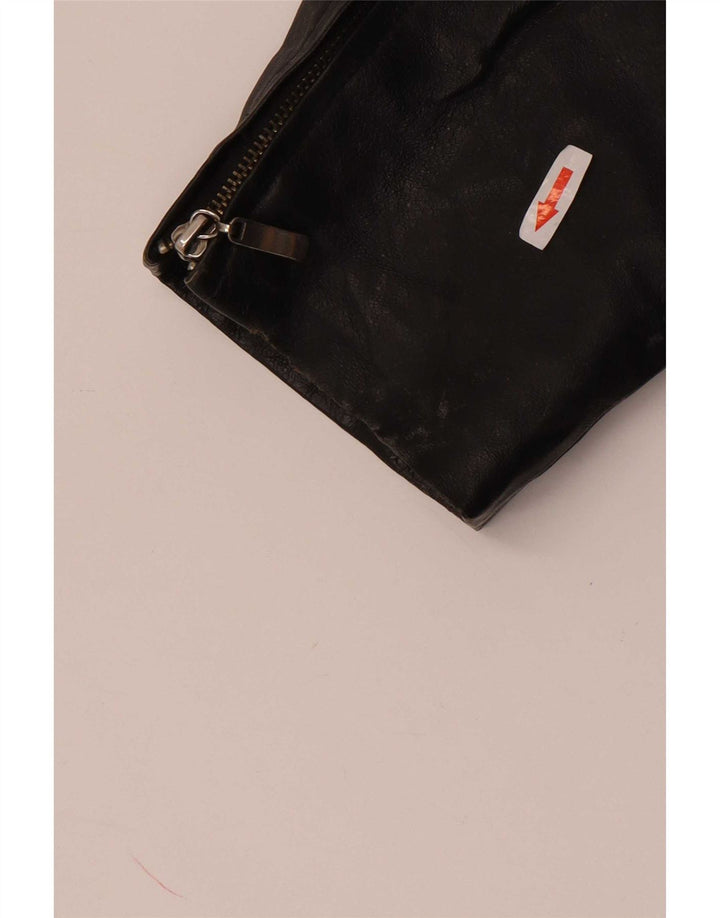 Jachetă de piele pentru bărbați Conbipel UK 38 Medium Black Leather