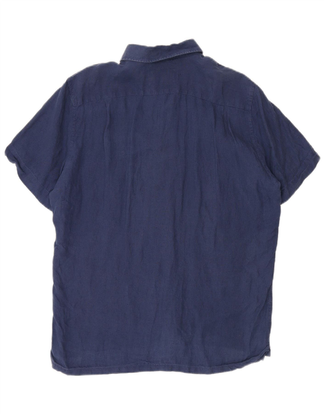 Cămașă Lacoste pentru bărbați cu mânecă scurtă, cu formă normală, mărimea 40, albastru bleumarin mediu