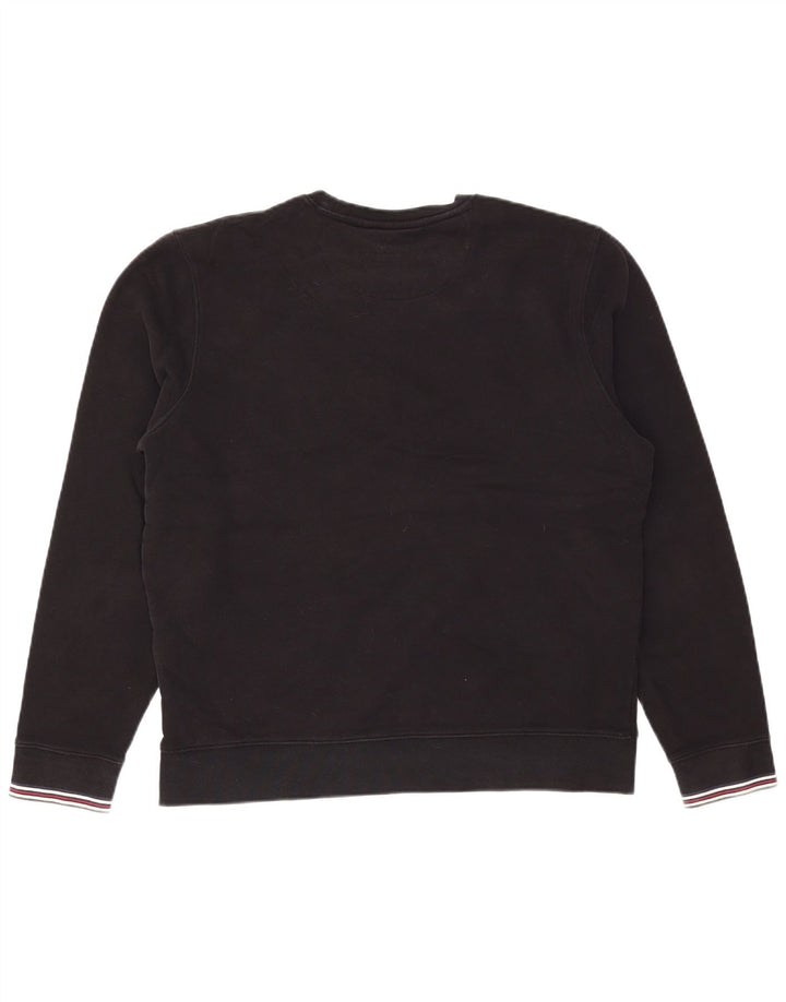 Pulover Fila Bărbați Pulover Medium Negru Bumbac