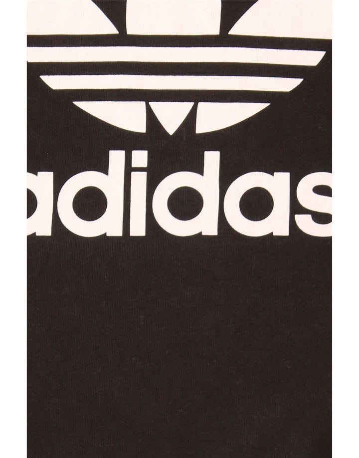 ADIDAS Mens Graphic T-Shirt Top Medium Black