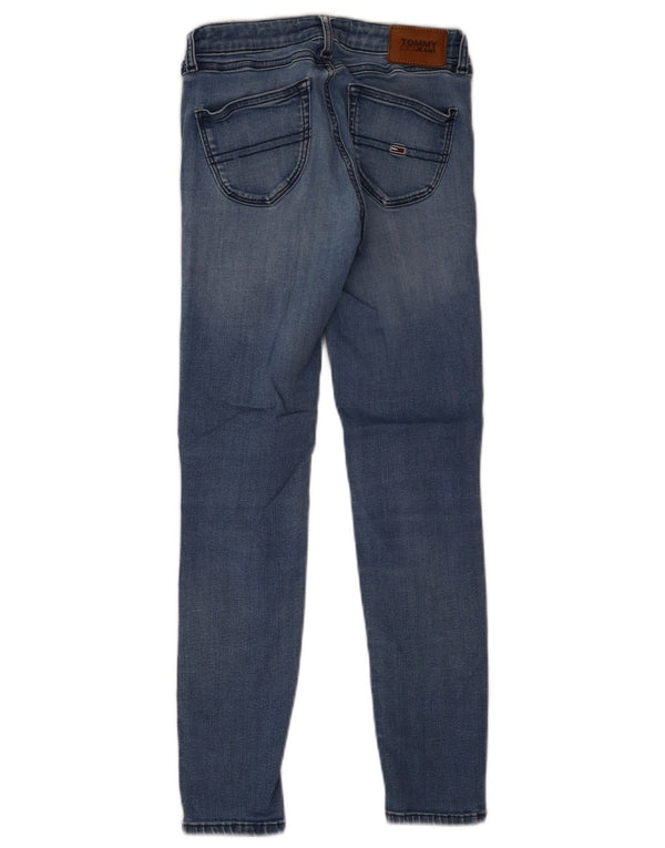 Blugi skinny pentru femei Tommy Hilfiger W26 L28 bumbac albastru