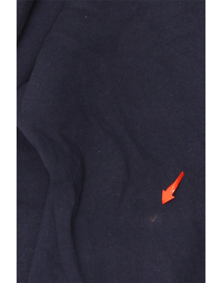 RUSSELL ATHLETIC Hanorac cu fermoar Dri-Power pentru bărbați, mare, albastru, bumbac