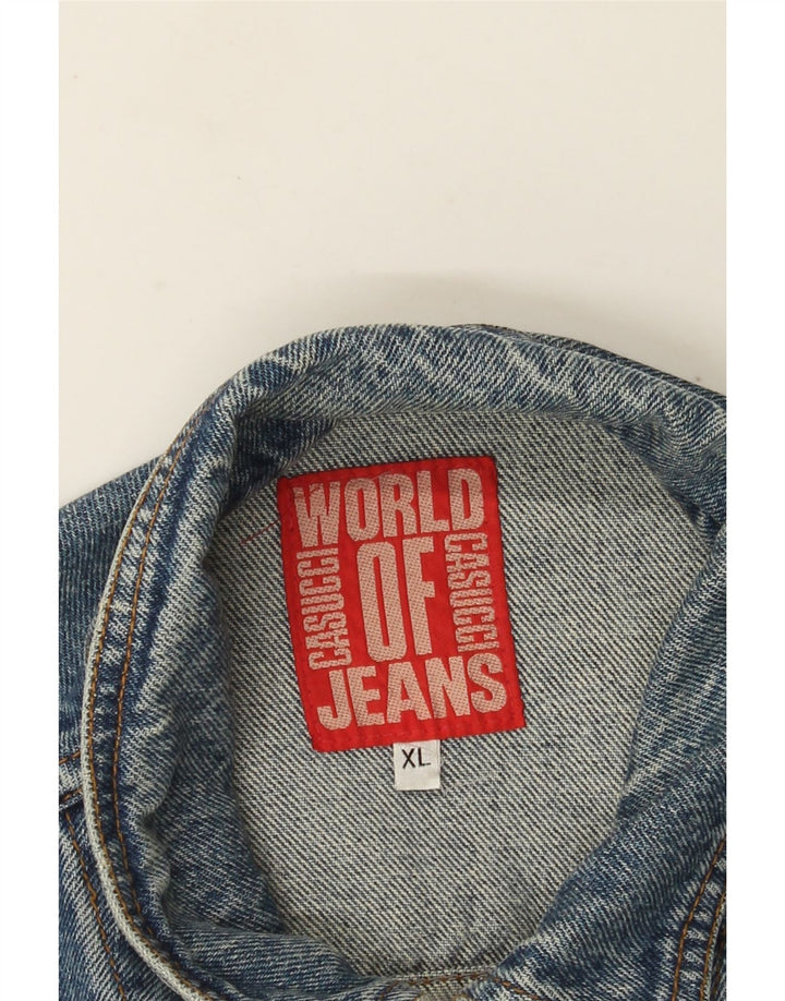 Jachetă de blugi pentru bărbați Casucci UK 42 XL Albastru