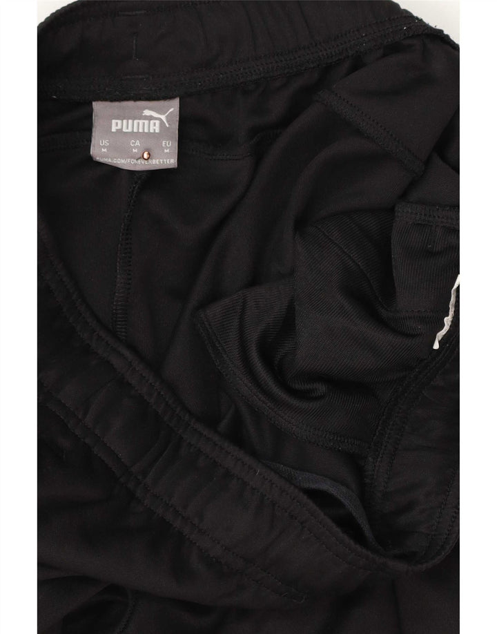 Pantaloni de trening Puma pentru bărbați, poliester mediu negru