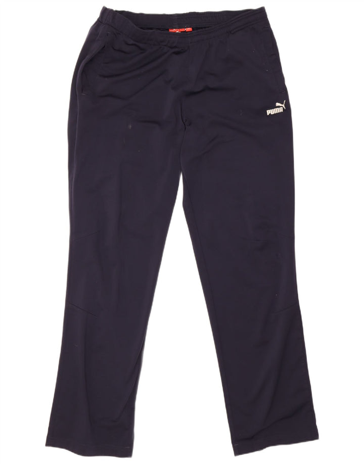 Pantaloni de trening Puma pentru bărbați, mari bleumarin