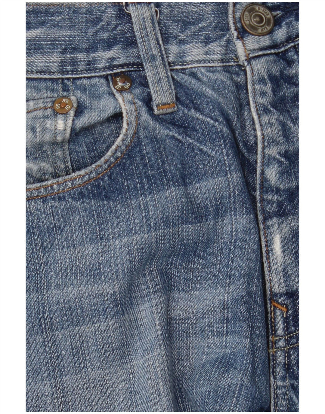 G-STAR Mens Straight Jeans W31 L34 Blue Cotton