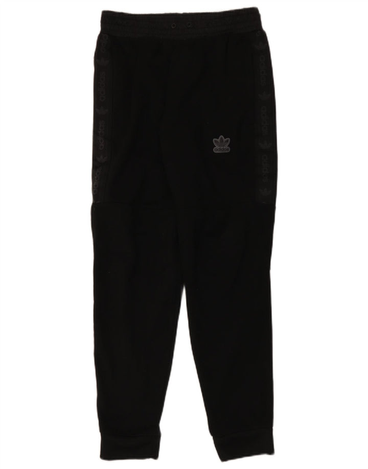 Pantaloni de trening Adidas pentru bărbați Joggeri poliester mediu negru