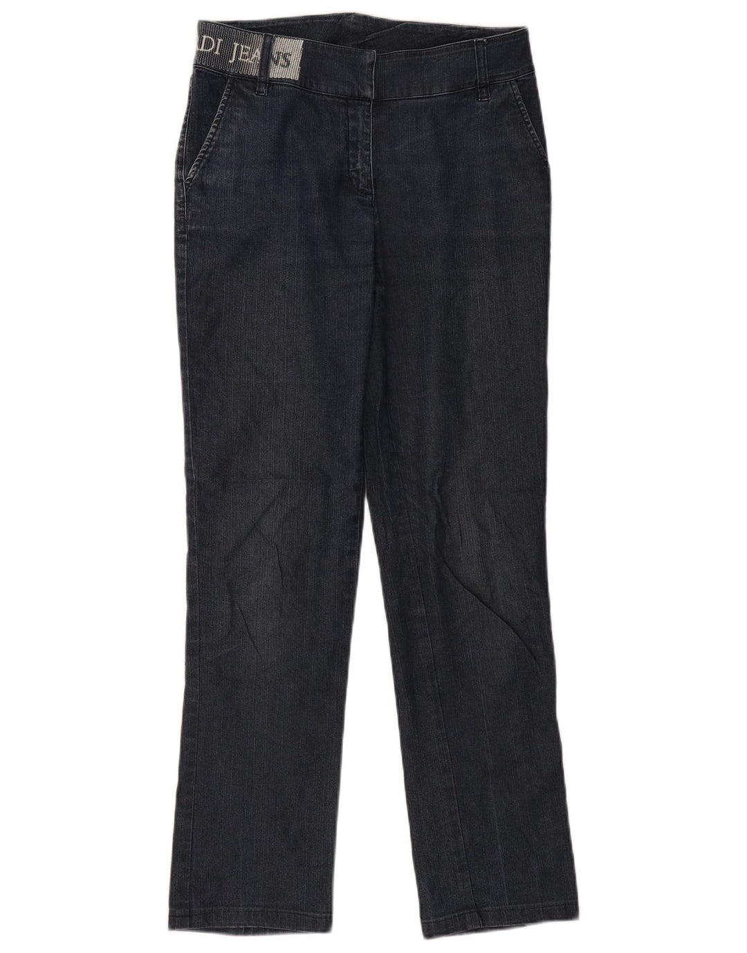Blugi Trussardi Graphic Slim pentru femei W26 L31 bleumarin