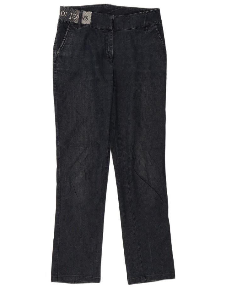 Blugi Trussardi Graphic Slim pentru femei W26 L31 bleumarin