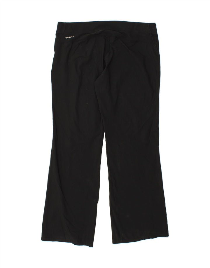 COLUMBIA Womens Tracksuit Trousers UK 18 XL Black Polyester Vintage Columbia and Second-Hand Columbia from Messina Hembry 