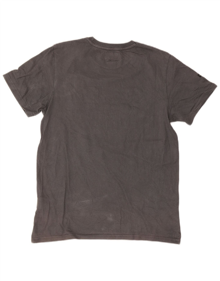 Tricou cu grafic standard Superdry pentru bărbați Top mare bumbac gri