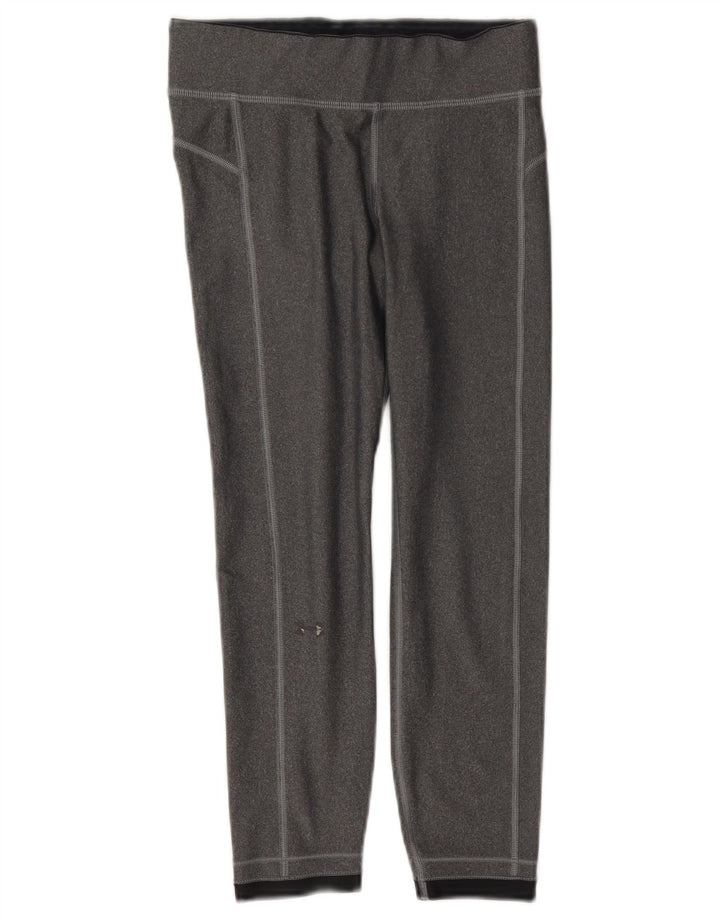 Leggings crop pentru femei Under Armour UK 4 XS poliester gri