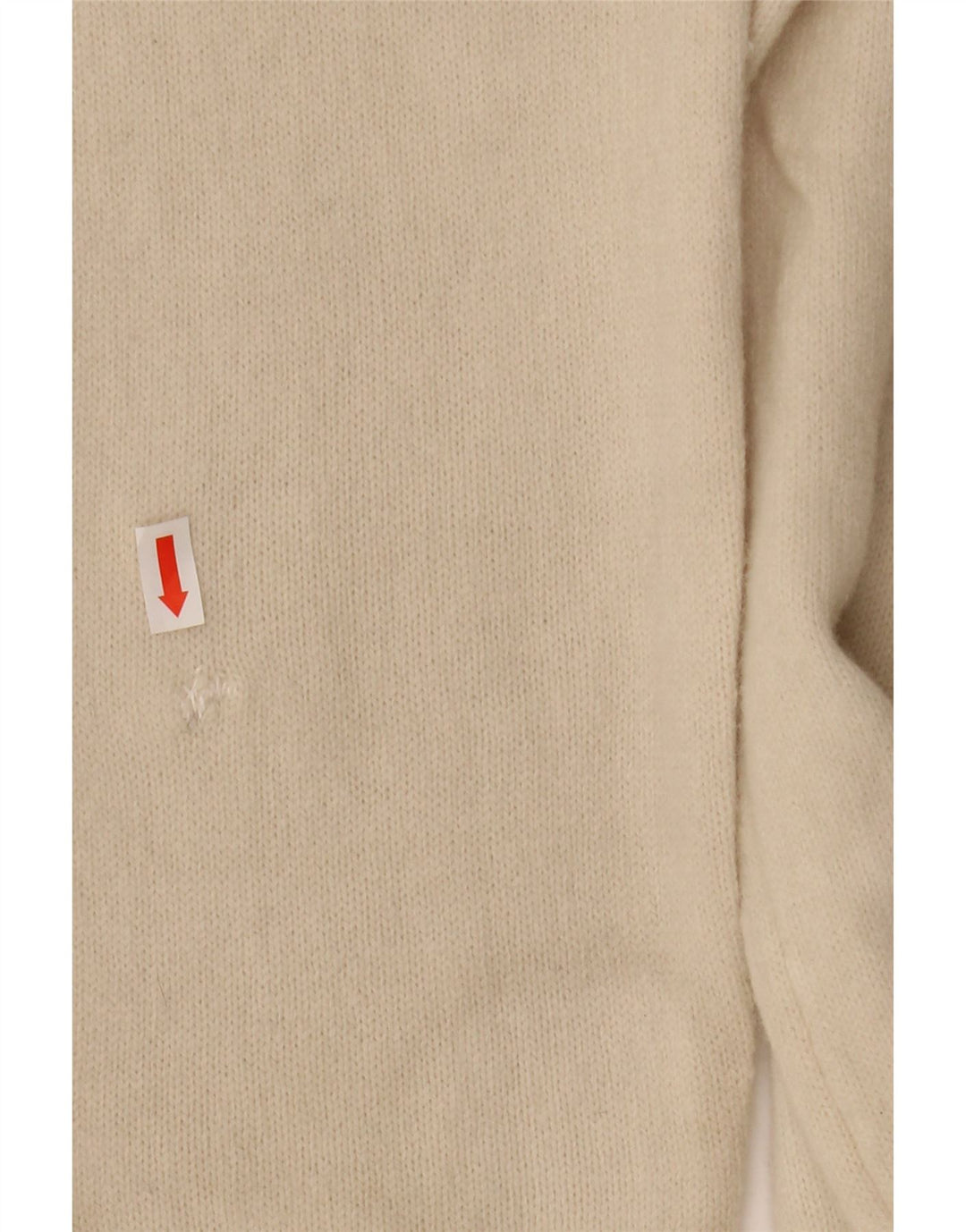 Pulover Hackett pentru bărbați cu decolteu în V, lână, bej mediu