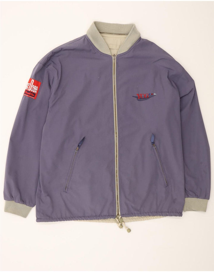 Jachetă reversibilă pentru bărbați Lotto UK 42 XL Violet Colorblock