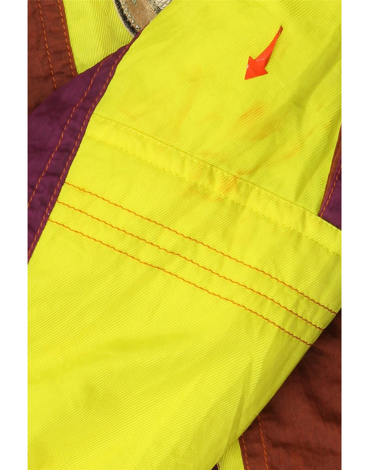 Jachetă de schi cu glugă grafică Asics pentru bărbați UK 44 2XL, multicoloră